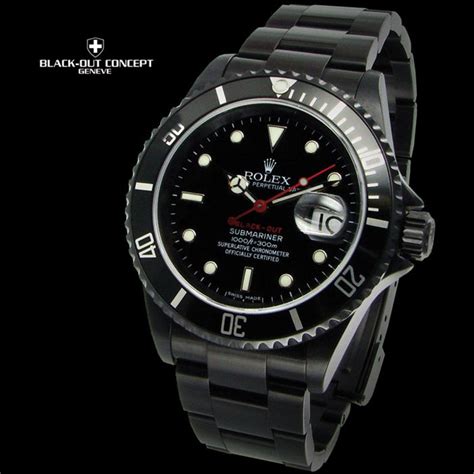 blackout concept rolex submariner|blackout explorer rolex.